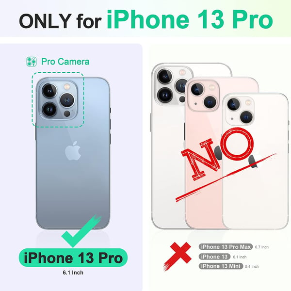 Skal och härdat glasset för Apple iPhone 13 Pro rökfärgad A2482