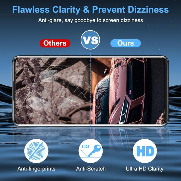 Hærdet glas til OnePlus 8 Pro 6,78" monteret holdbart 5011101013 2 stk.