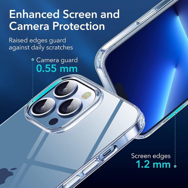 ESR Silikonskal till Apple iPhone 13 Pro, Klar, Förstärkt A2483