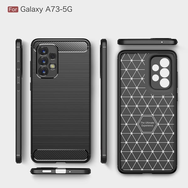 Svart fodral till Samsung Galaxy A73 5G
