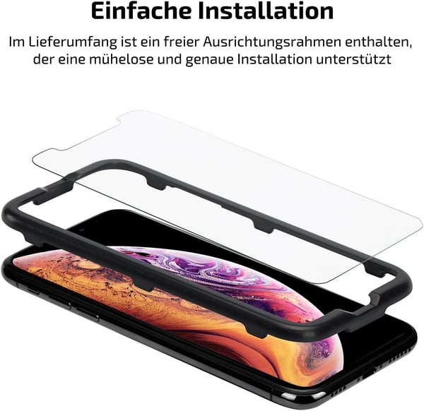 9H härdat glas för iPhone Xs Max