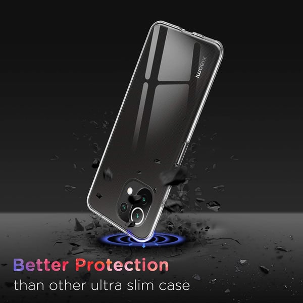 Etui til Xiaomi Mi 11 Lite 5G (2021) 6,55" farveløs