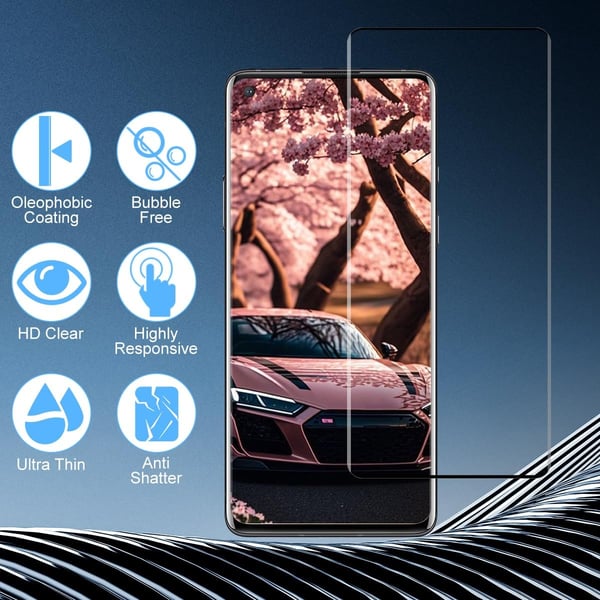 Hærdet glas til OnePlus 8 Pro 6,78" monteret holdbart 5011101013 2 stk.
