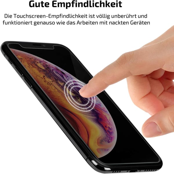 9H härdat glas för iPhone Xs Max