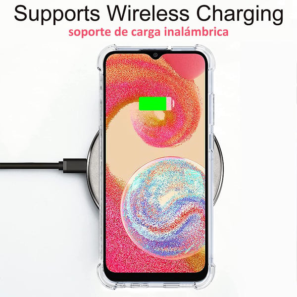Etui til Samsung Galaxy A72 med silikone, gennemsigtige og forstærkede hjørner SM-A725