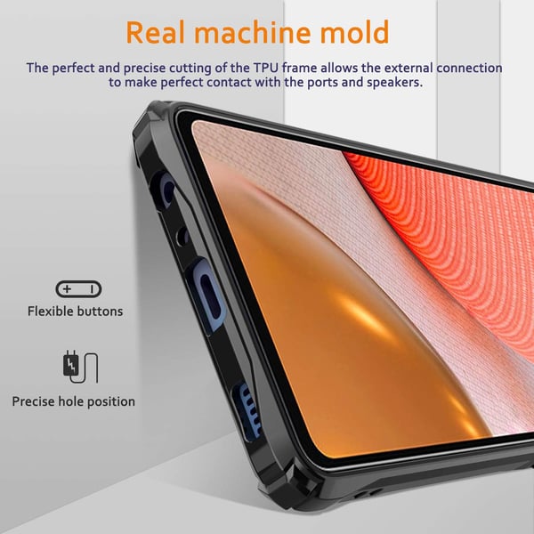 Sæt med silikonecovers til Samsung Galaxy A72 + 2x hærdet glas
