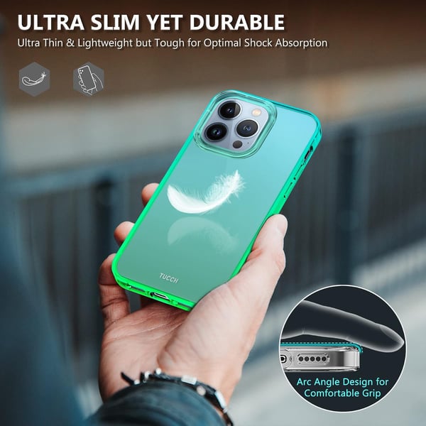 Apple iPhone 13 Pro-skal Transparent Grönt
