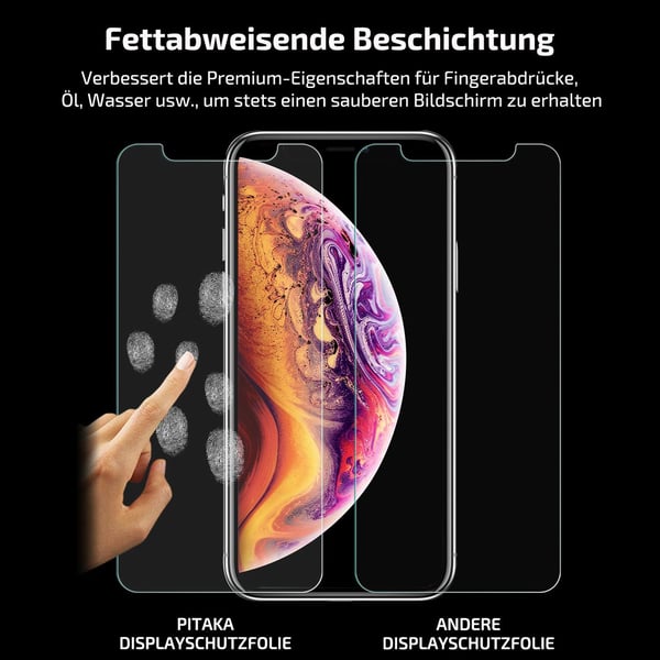 9H härdat glas för iPhone Xs Max