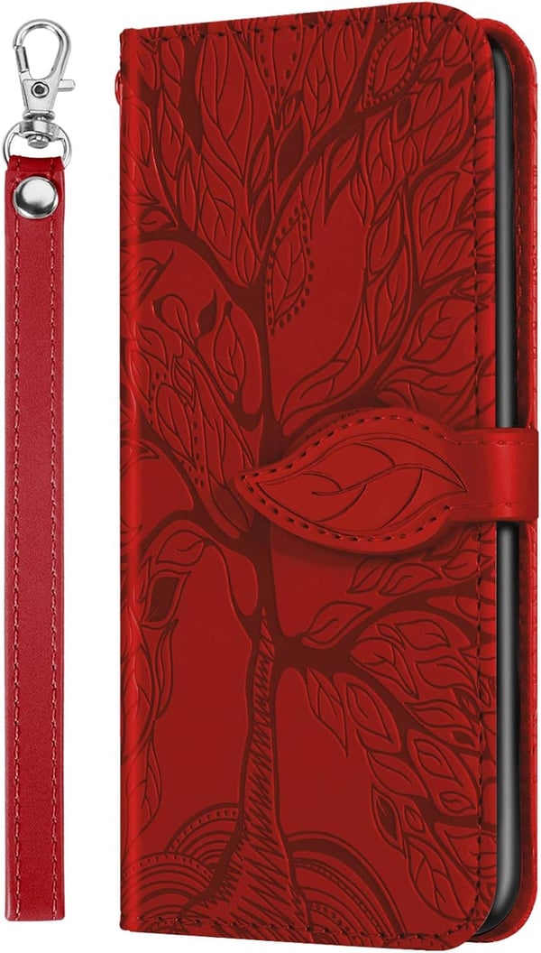 Samsung Galaxy A73 5G rødt flip-cover