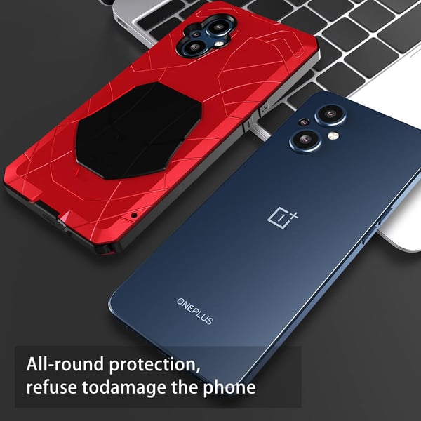 Bumper cover til OnePlus Nord N20 5G metalforstærket rød CPH2459
