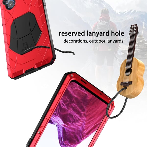 Bumper cover til OnePlus Nord N20 5G metalforstærket rød CPH2459