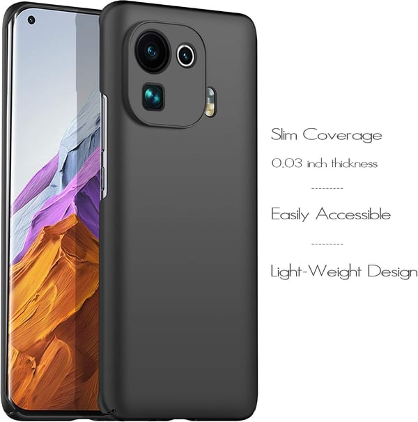 Matsort cover til Xiaomi Mi 11 Pro