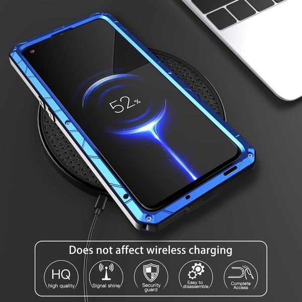 Bumper cover til OnePlus Nord N20 5G metalforstærket blå CPH2459