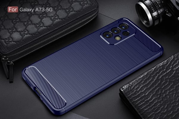 Silikonskal till Samsung Galaxy A73 5G marinblått