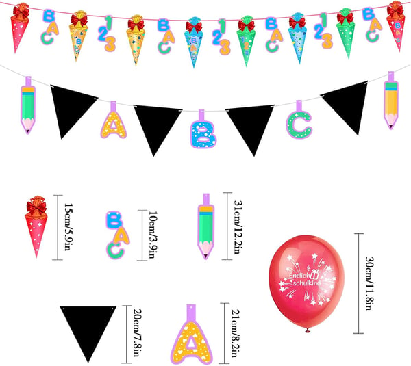Ballonpynt til skoleårets start