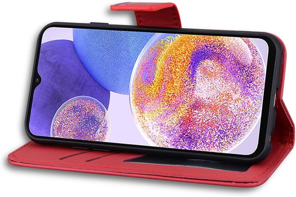 Rødt flip-cover til Samsung Galaxy A73 5G