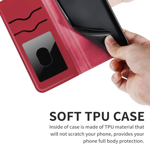 Samsung Galaxy A73 5G rødt flip-cover