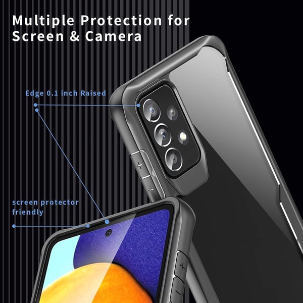 Bakskal till Samsung Galaxy A72 i härdat glas