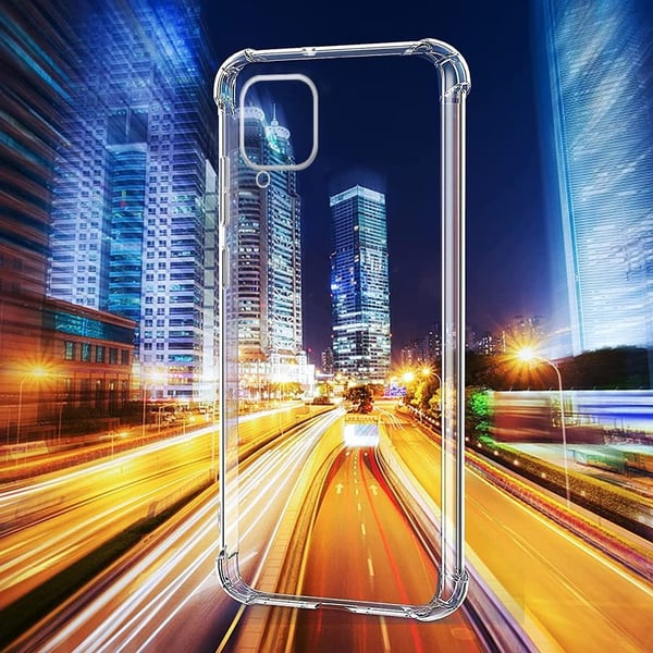 Skal till Samsung Galaxy M53 5G transparent + 2x glas