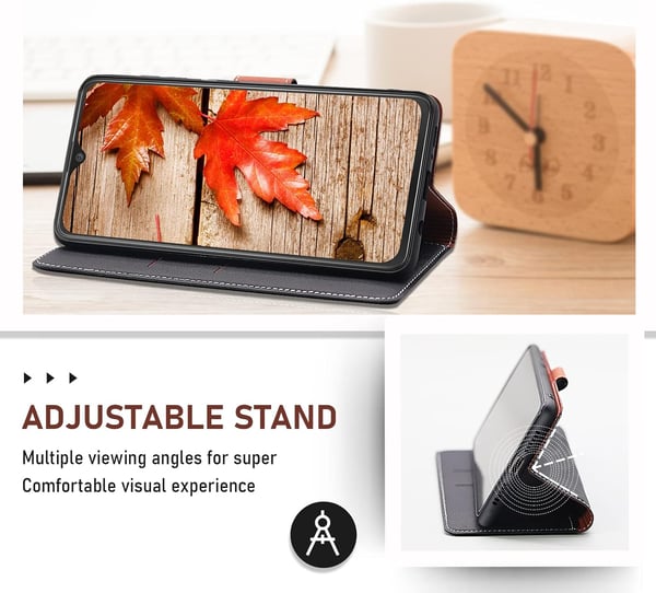 Sort låsbart cover til iPhone X/XS 6.5