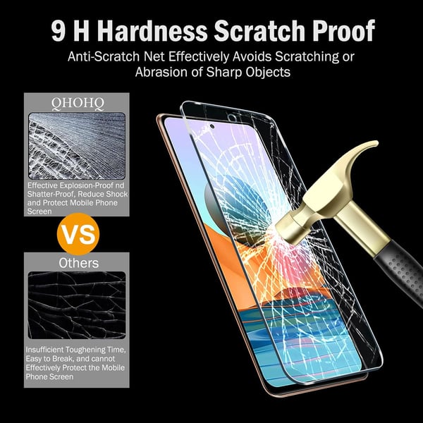 9H hærdet glas til Samsung Galaxy A72 4G/5G 3 stk.