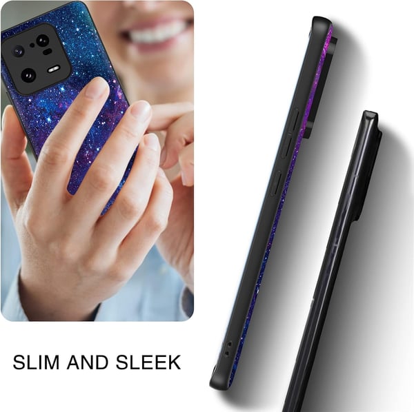 Tyndt silikone-etui Galaxy Kosmos til Xiaomi 13 Pro 6,73" 2210132G