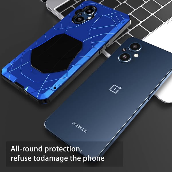 Bumper cover til OnePlus Nord N20 5G metalforstærket blå CPH2459
