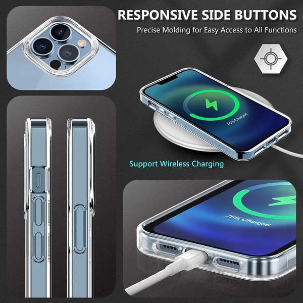 Skal och härdat glasset för Apple iPhone 13 Pro rökfärgad A2482
