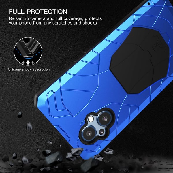 Bumper cover til OnePlus Nord N20 5G metalforstærket blå CPH2459