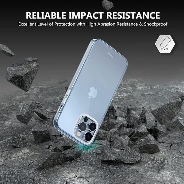 Skal och härdat glasset för Apple iPhone 13 Pro rökfärgad A2482