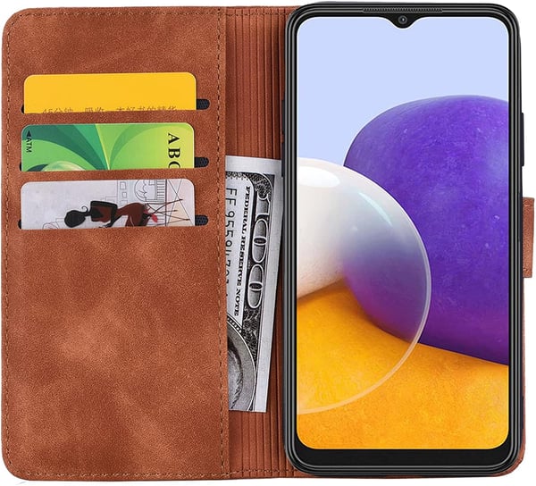 Brunt flipfodral till Samsung Galaxy A73 5G