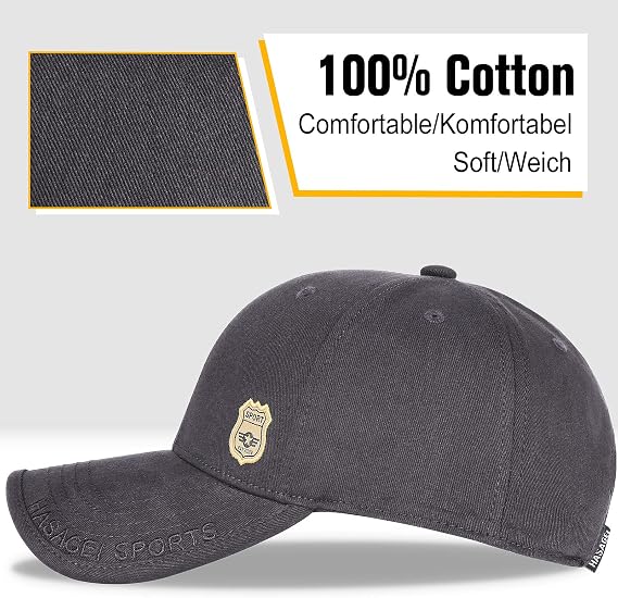 HASAGEI harmaa unisex-lippalakki