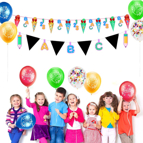 Ballonpynt til skoleårets start