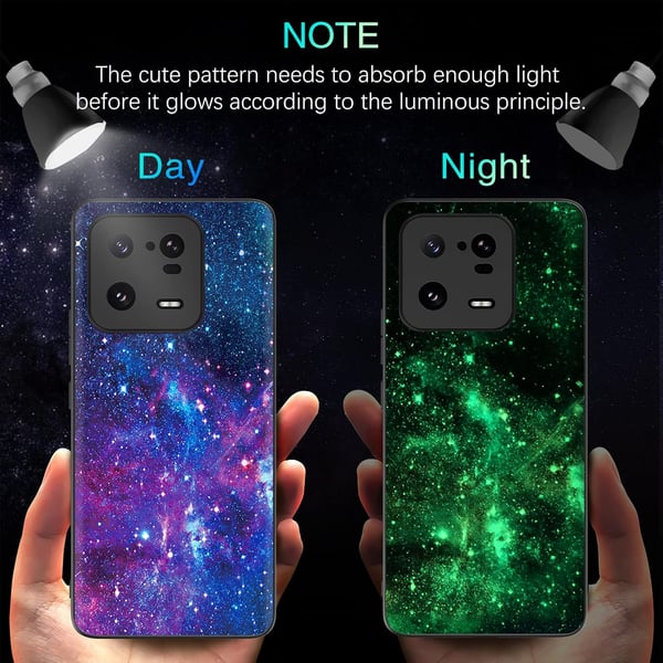 Tyndt silikone-etui Galaxy Kosmos til Xiaomi 13 Pro 6,73" 2210132G