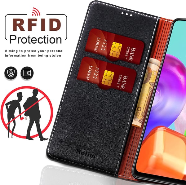 Sort låsbart cover til iPhone X/XS 6.5