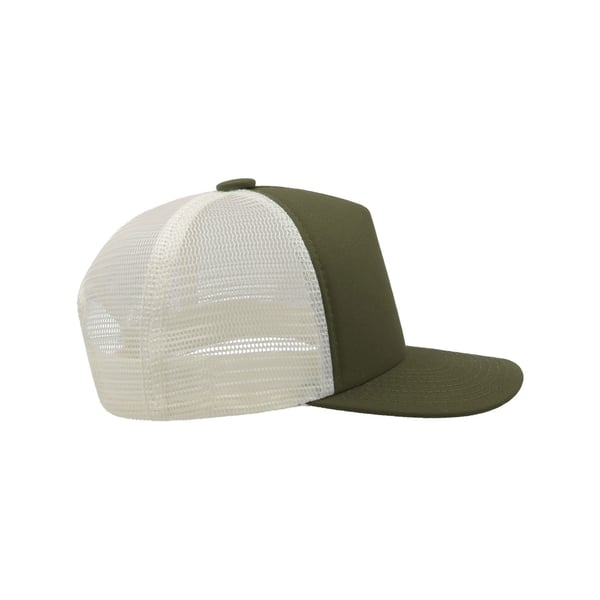 Atlantis Record Mid Visor 5 Panel Trucker Keps