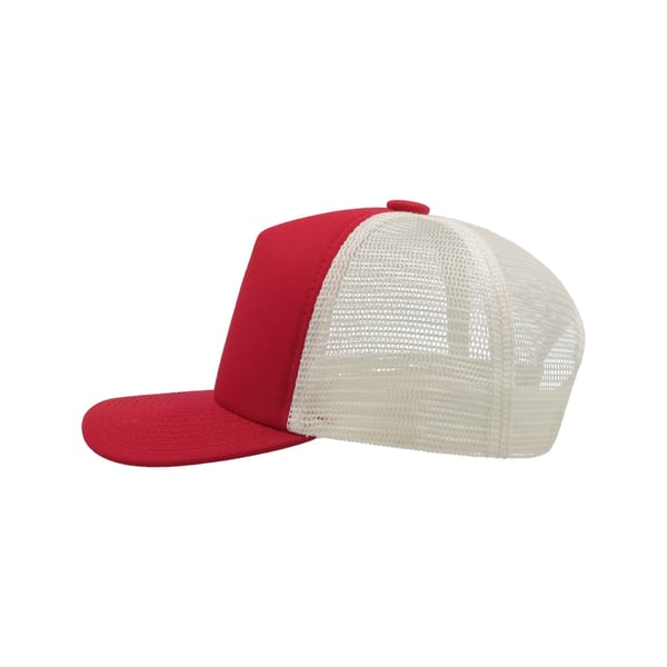 Atlantis Record Mid Visor 5 Panel Trucker Keps
