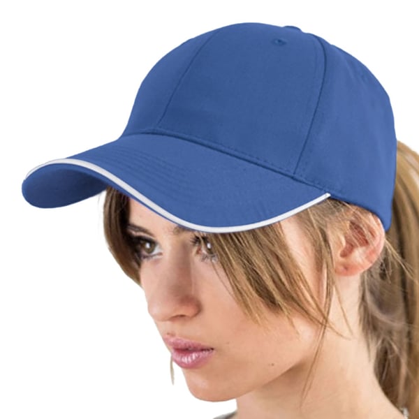 Atlantis Reflect 6 Panel reflekterende rør Baseball Cap med reflekterende piping