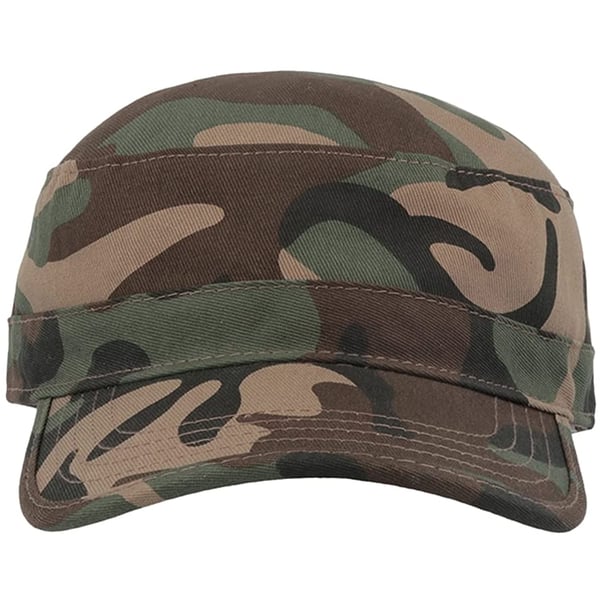 Atlantis Tank Brushed Cotton Military Cap (Pack of 2)