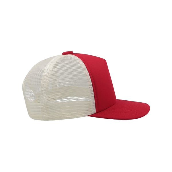 Atlantis Record Mid Visor 5 Panel Trucker Keps (2-pack)