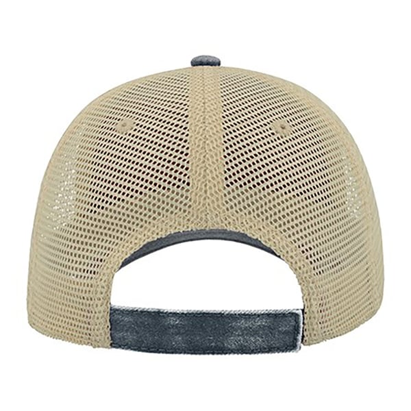 Atlantis Unisex Case Pigment Dyed 6 Panel Trucker Cap