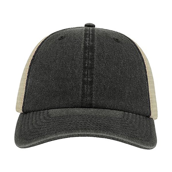 Atlantis Unisex Case Pigment Dyed 6 Panel Trucker Cap