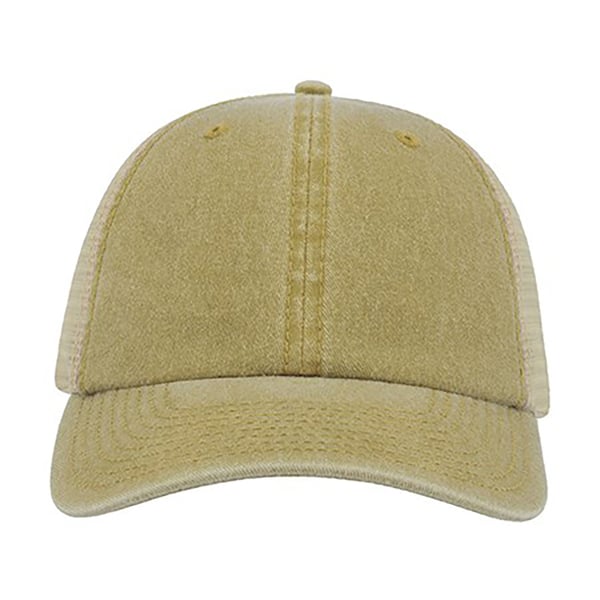 Atlantis Unisex Case Pigment Dyed 6 Panel Trucker Cap