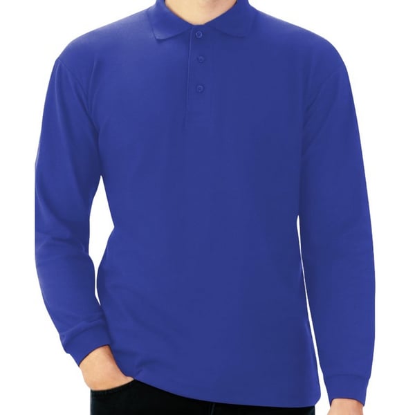 Casual Classic Mens Long Sleeve Polo