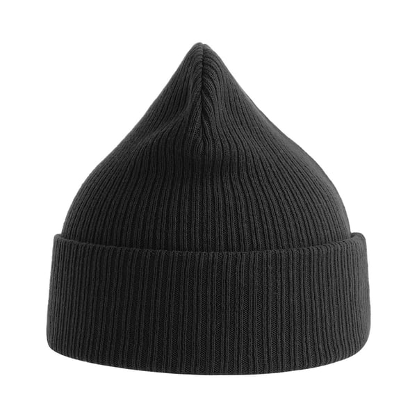 Atlantis Unisex Adult Nelson Ribbed Organic Cotton Beanie