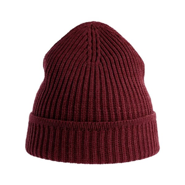 Atlantis Unisex Adult Maple Ribbed Recycled Beanie