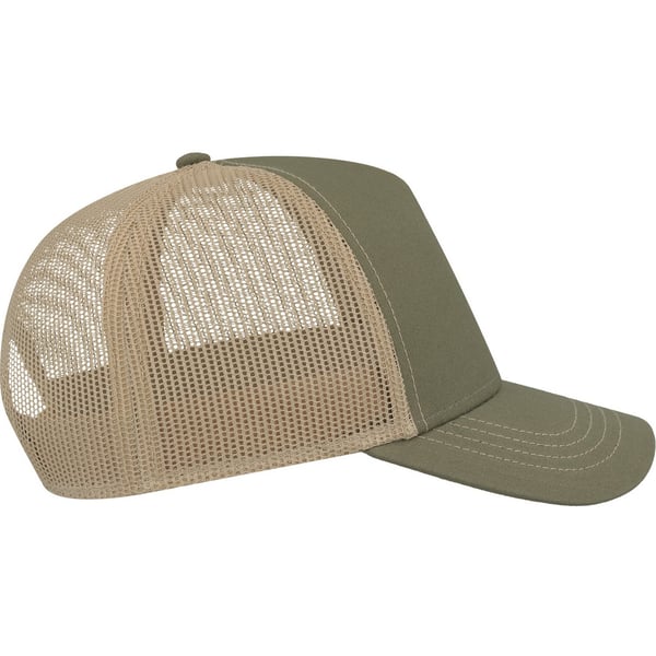 Atlantis Unisex Adult Rapper 5 Panel Canvas Recycled Trucker Cap