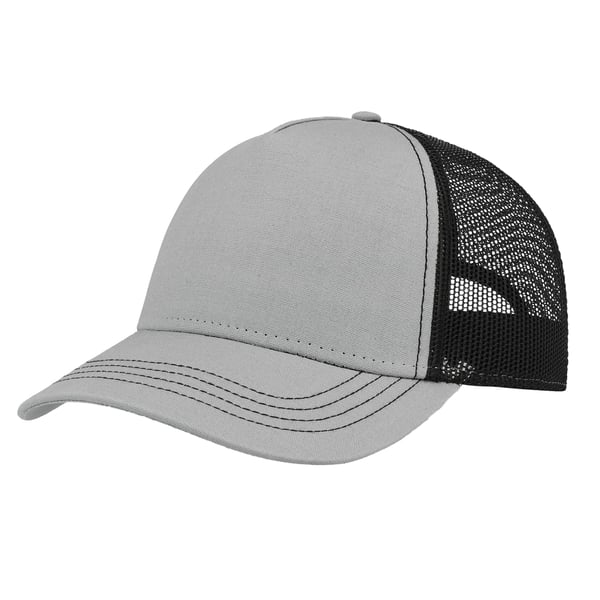 Atlantis Unisex Adult Rapper 5 Panel Canvas Recycled Trucker Cap