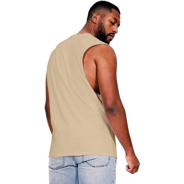 Casual Classics Mens Core Ringspun Cotton Raw Edge Tall Tank Top