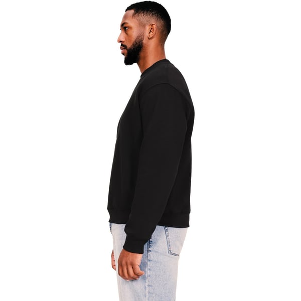 Casual Classics Mens Ringspun Cotton Extended Neckline Oversized Sweatshirt